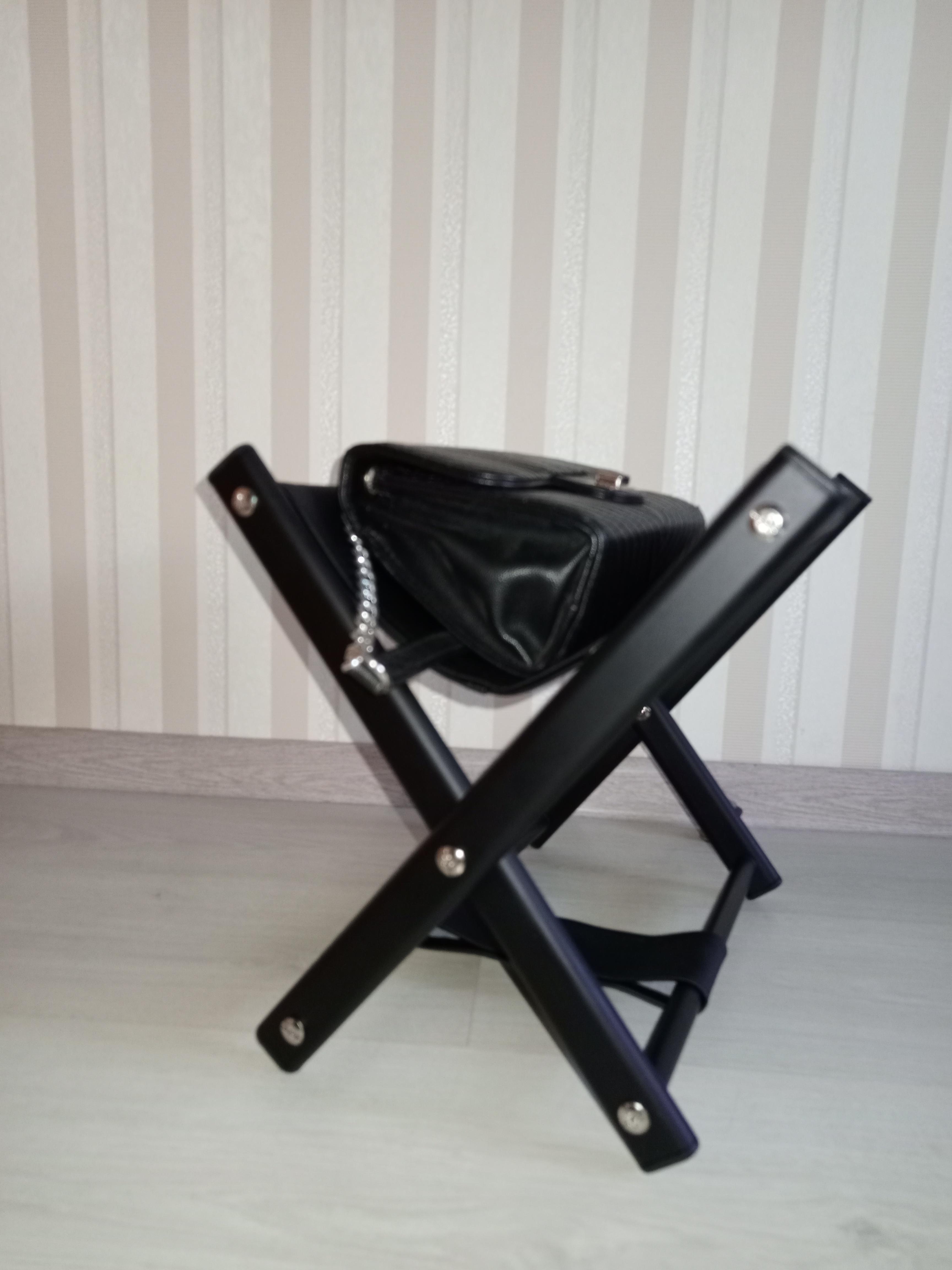 Підставка для сумки висота 31 см Чорний/Чорний - фото 3 Підставка для сумки висота 31 см Чорний/Чорний - фото 3