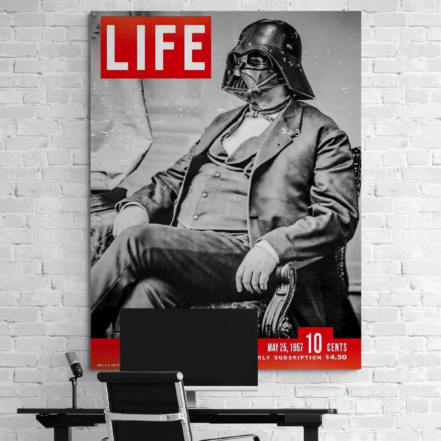 Картина на холсте Дарт Вэйдер Life HolstPrint 60х90 см