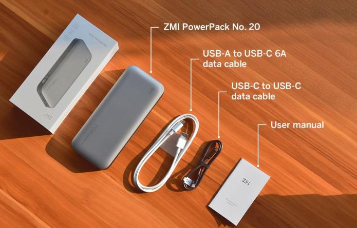 Павербанк Power Bank ZMI 25000 mAh No20 210W QB826G Silver - фото 5