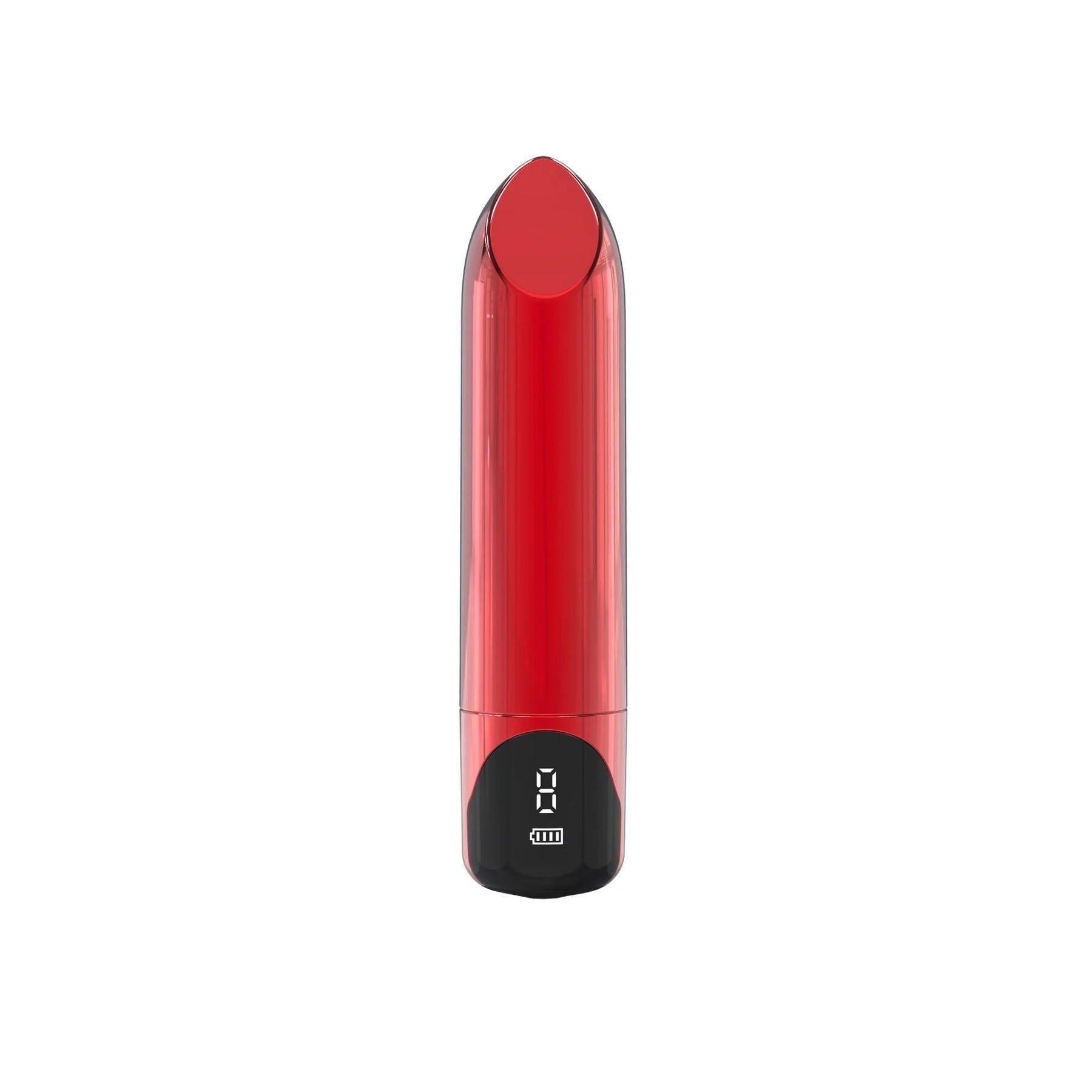 Вибропуля Loviss Lipstick 9,7 см Красный (57211)