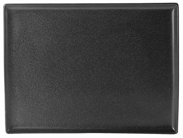Тарелка прямоугольная Porland Seasons Black 18х13 см (04ALM001576)