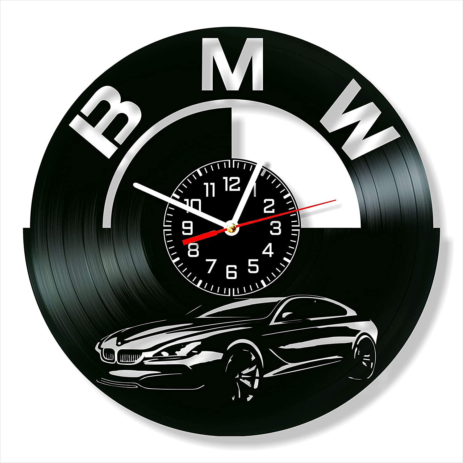 Часы настенные BMW 1972 из виниловой пластинки