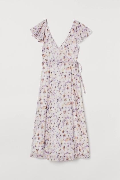 Платье H&M 866613П р. 36 Молочный