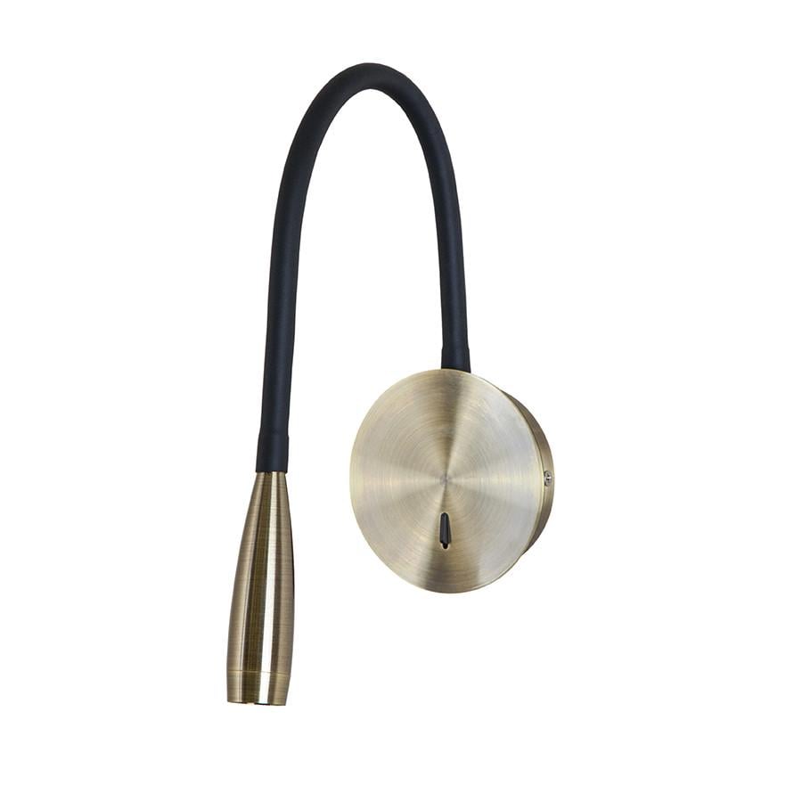 Бра светодиодное Levistella 920V35D35C BRONZE+BK Лофт с выключателем на корпусе Бронзовый/Черный (2172279862)