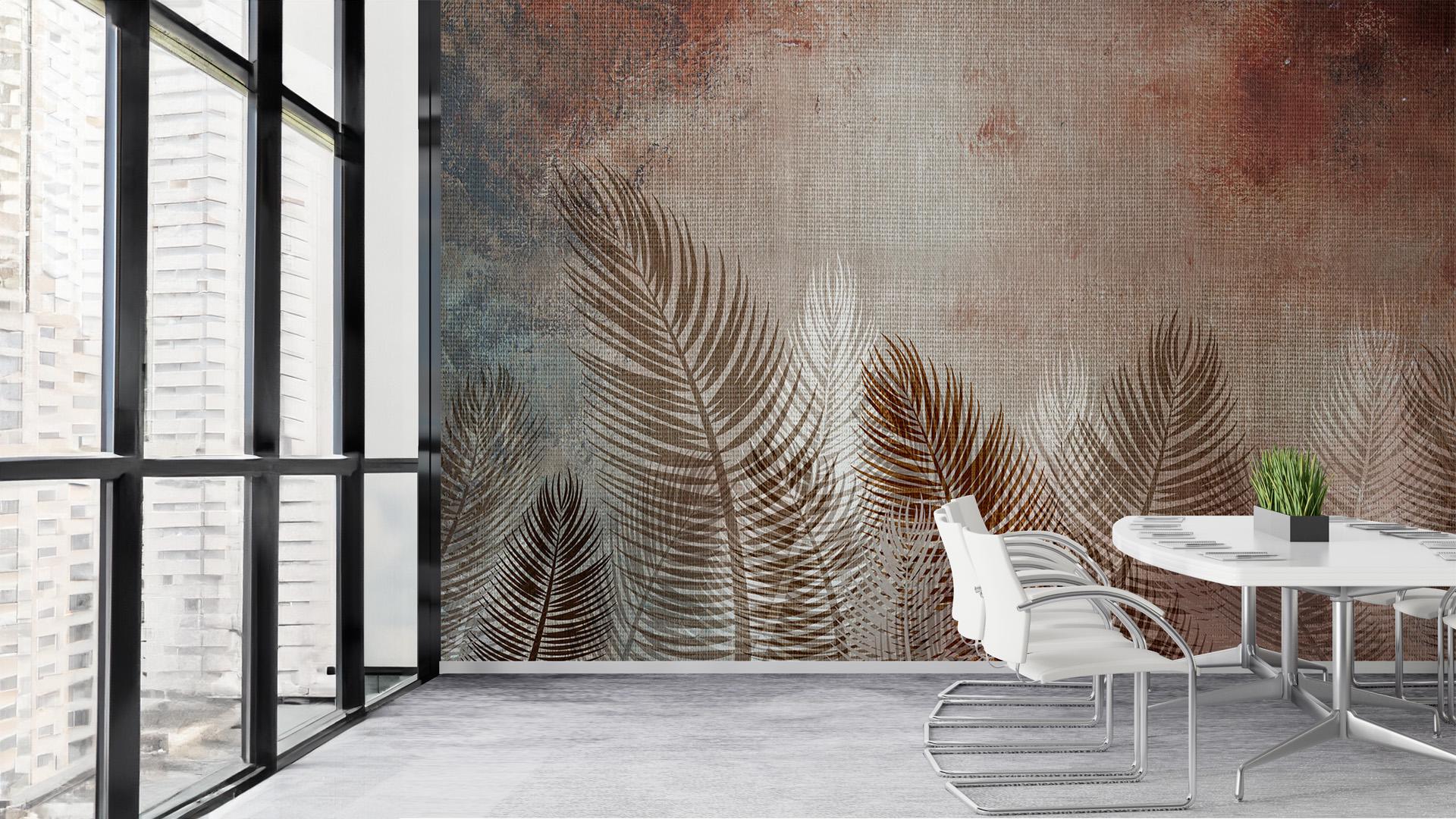 Фотообои флизелиновые Styleo Print-walls Листья мыслей 0571 400х250 см (Pw-0571/4)