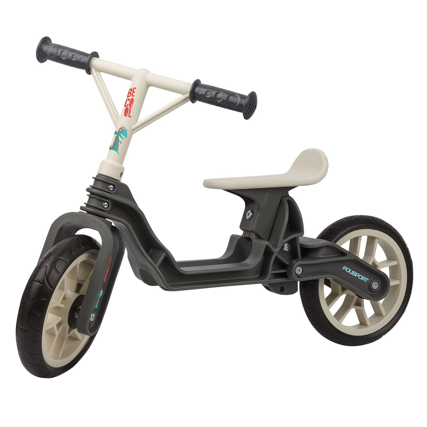 Беговел POLISPORT Balance Bike термопластиковый возраст 2-5 лет до 25 кг Gray/Crema
