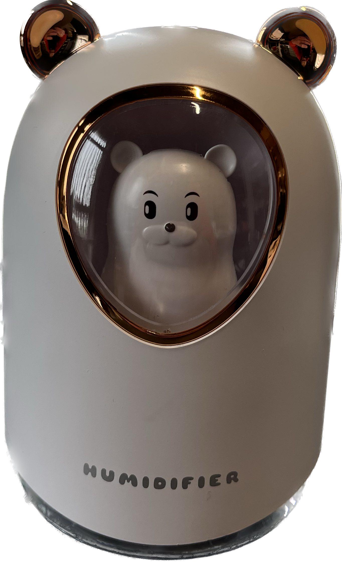 Зволожувач повітря Humidifier H20 8023 Bear з підсвічуванням Білий (10440980) - фото 2