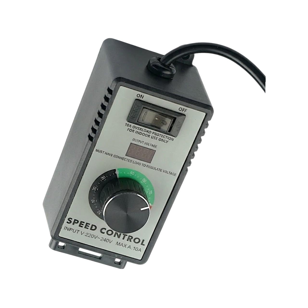 Регулятор потужності та напруги Speed Controller 220–240V 10A з цифровим дисплеєм (33228279)