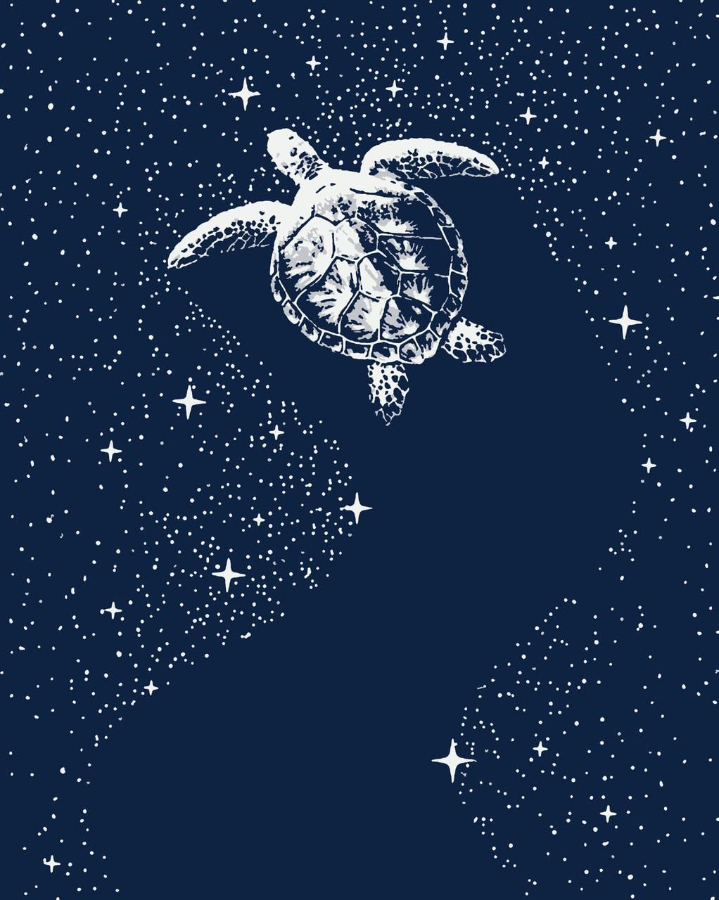 Картина по номерам Riviera Blanca Космический путешественник с краской металлик RB-0876 40x50 см (2396845272)