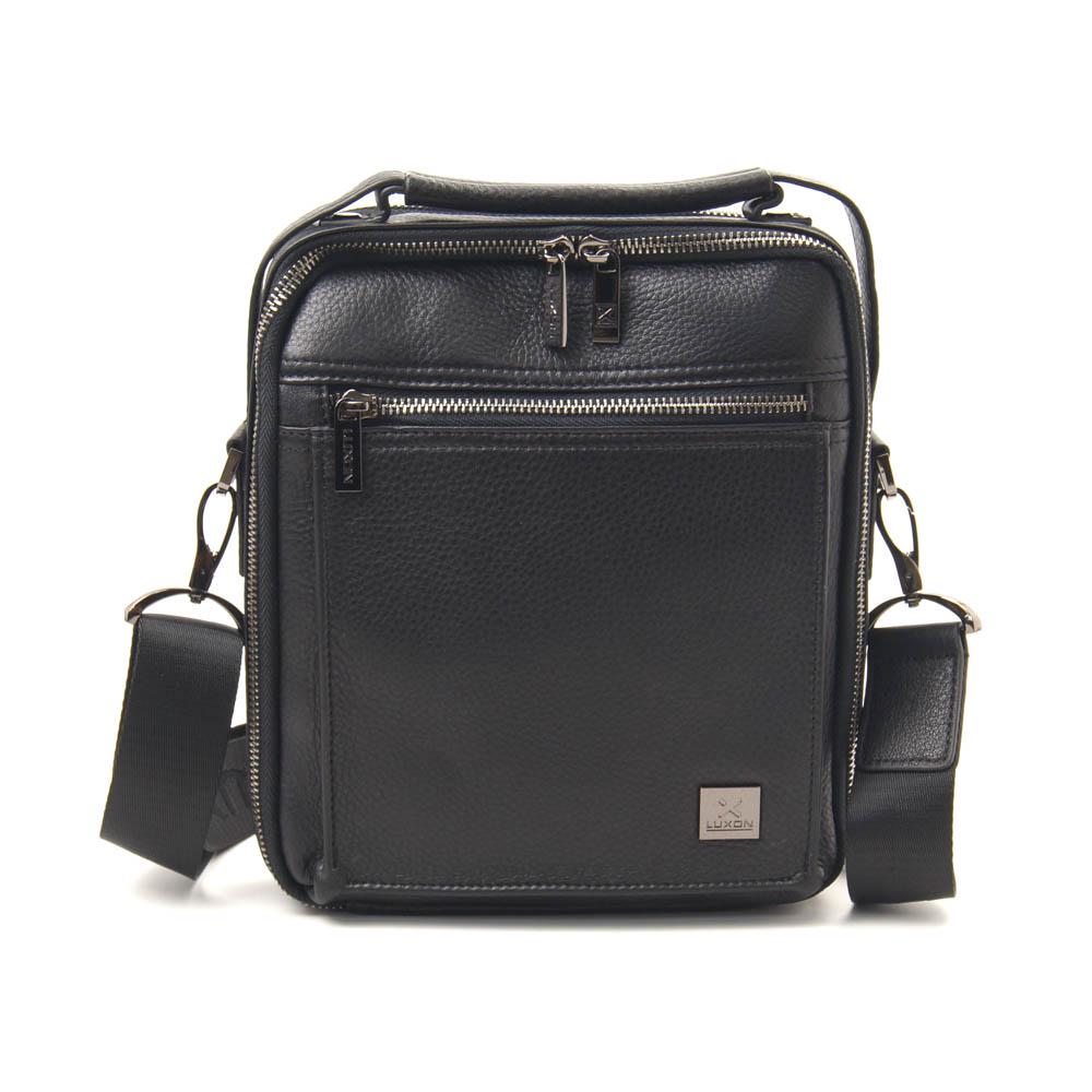Сумка Luxon Lucius 22х8х25 см Black (116135)