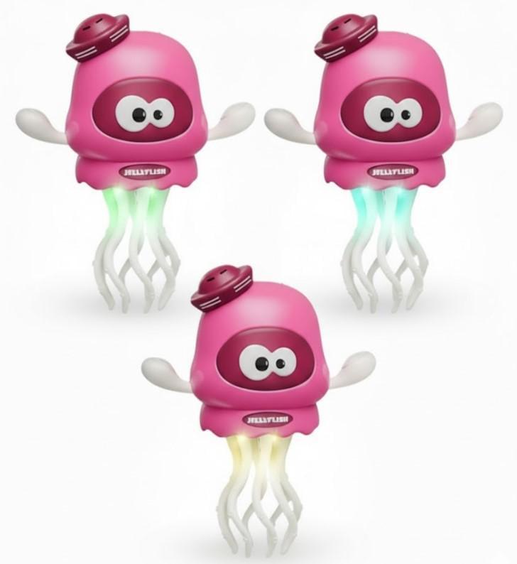 Набір дитячих іграшок Dancing Octopus Танцюючий Восьминіг 3 шт. 11 см Рожевий (2104618771) - фото 12