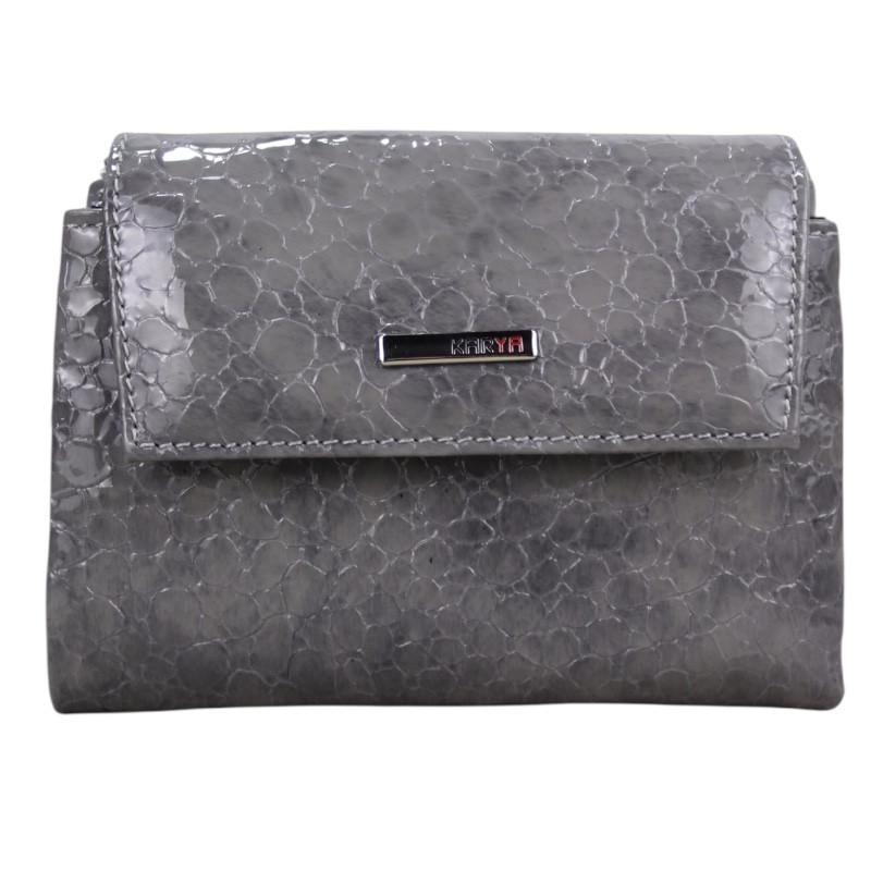 Кошелек женский из натуральной кожи Karya 1205-836 13х2,5х10 см Серый (2816635291)