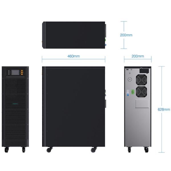 Джерело безперебійного живлення Marsriva MR-US6K 6000 Вт 6000ВА Чорний - фото 4