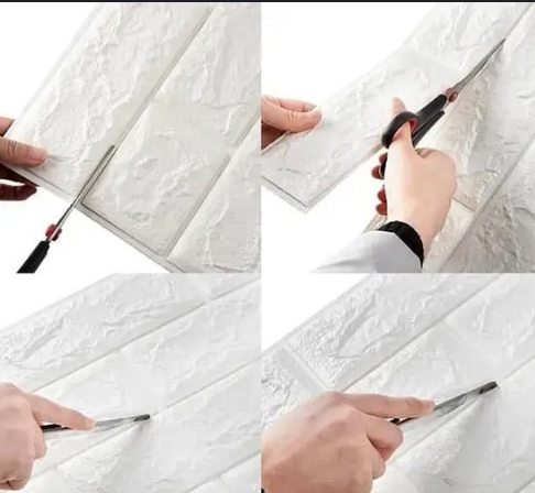 3D-панель декоративная самоклеящаяся под кирпич 77x70 см x 4 мм - фото 7