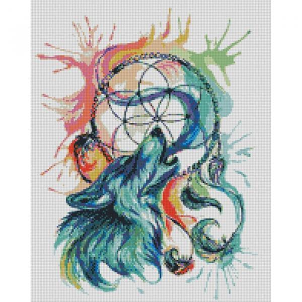 Алмазна мозаїка Ідейка Абстракція Казкові сни 40х50 см полотно на підрамнику (АМ6053-mt)