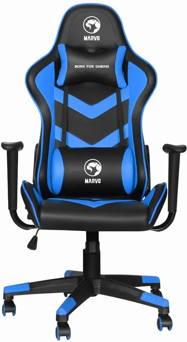 Компьютерное кресло геймерское Marvo CH-106 Blue (CH-106BL)