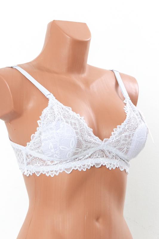 Бюстгальтер мереживний -бралет Носи Своє Чашка С 85С Білий (15980)