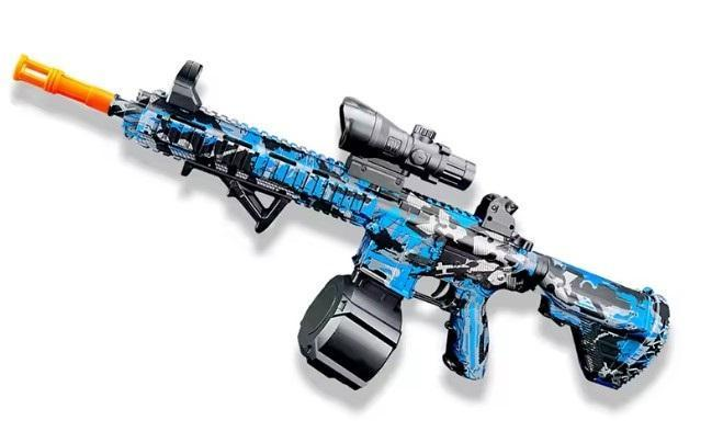 Игрушечный гелевый автомат M416 Electric Gel Blaster с водяными гелевыми шариками/аккумуляторный