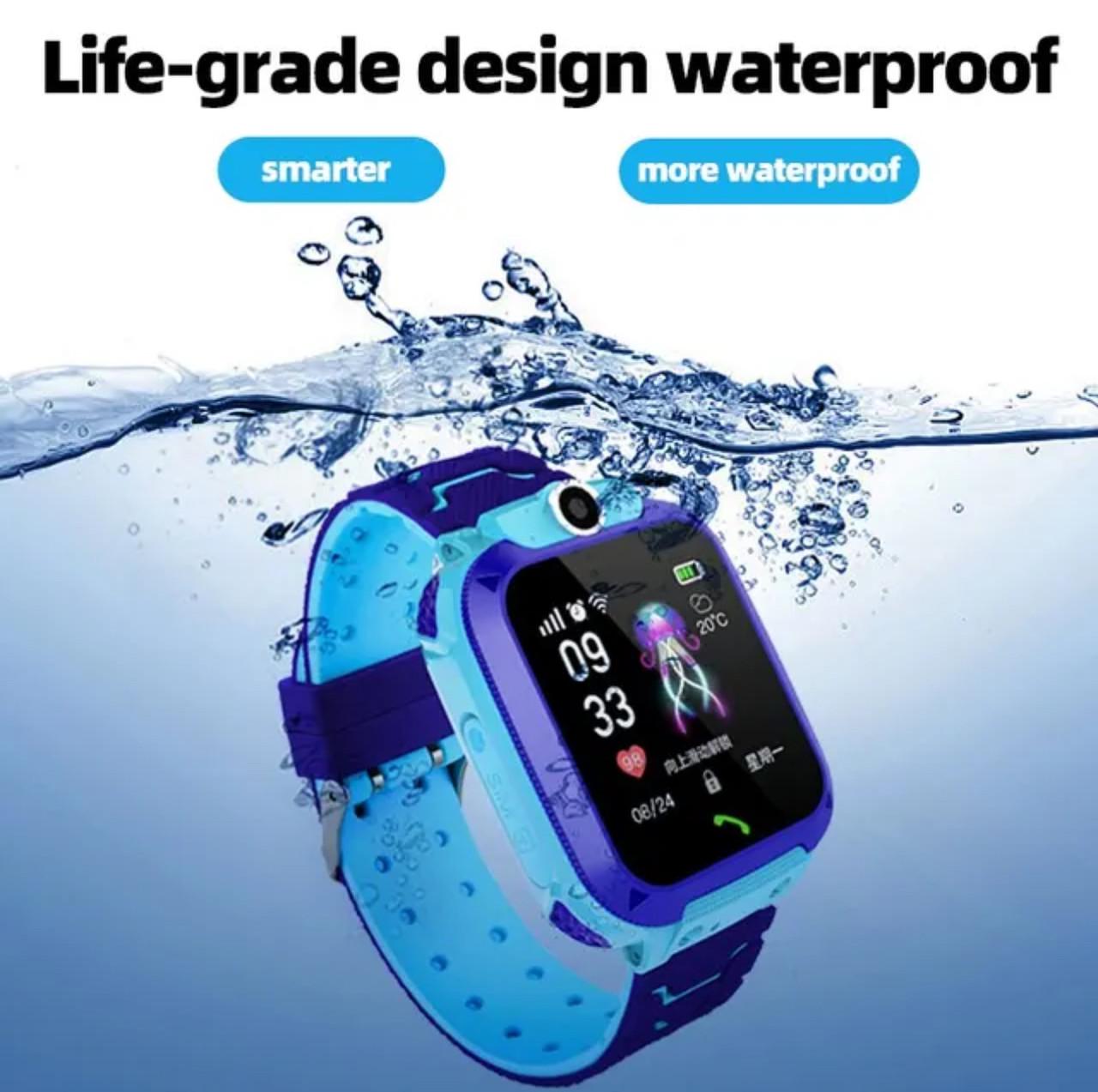 Смарт-часы для детей Q12 Q12 smart watch 2G и GPS-монитор Blue - фото 4