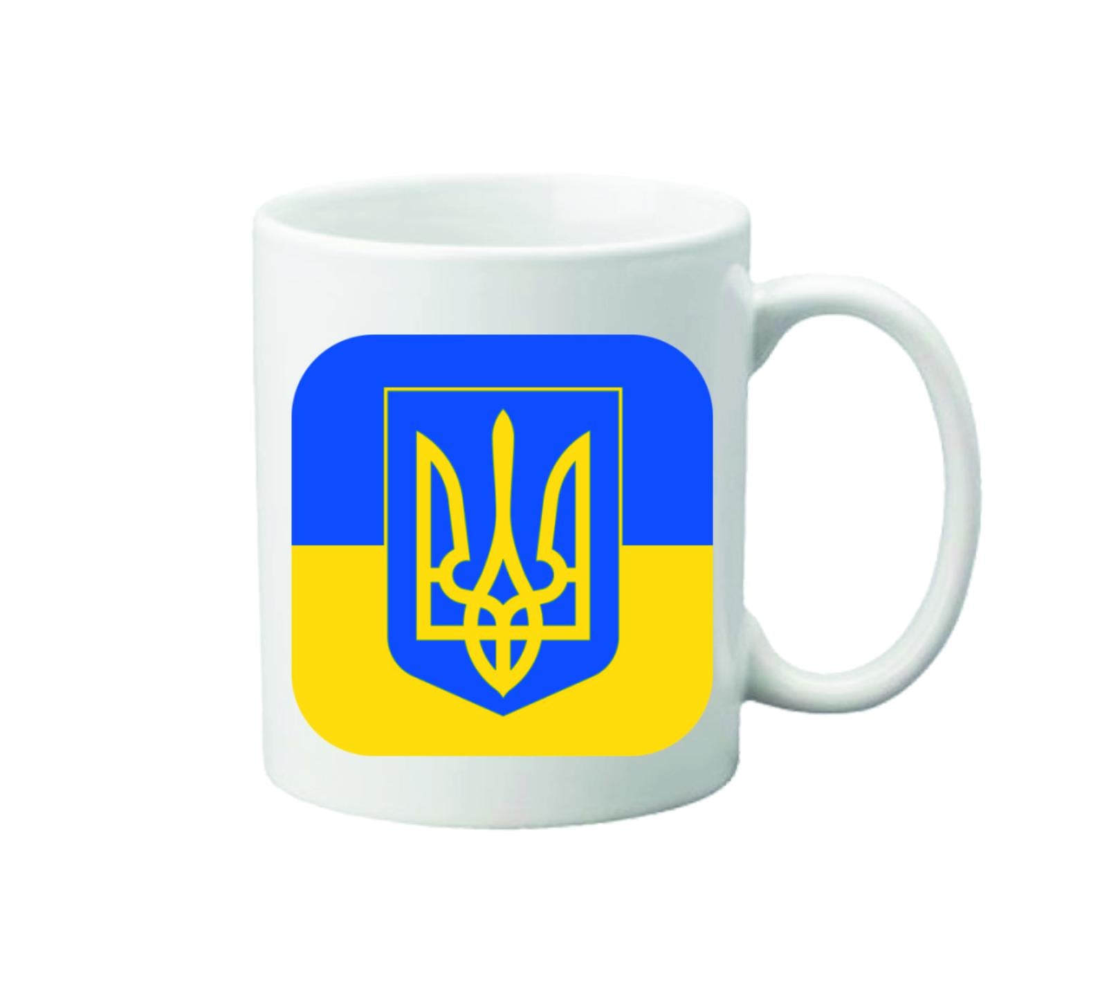 Чашка с принтом Украина 330 мл (23503426)