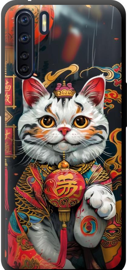 Чехол на Oppo A91 China Cat v2 (6135b-1884-42517) Чехол на Oppo A91 China Cat v2 (6135b-1884-42517)
