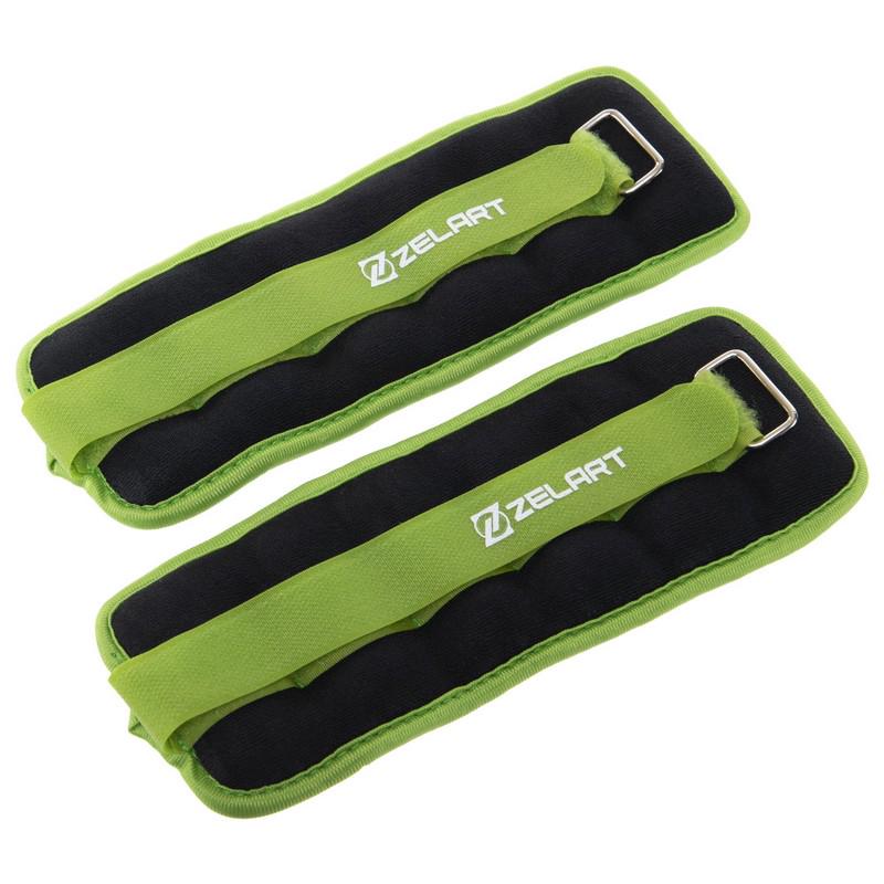 Обтяжувачі-манжети для рук та ніг Zelart Pro 2х0,5 кг Салатовий (FI-2502-1_Салатовый) - фото 2 Обтяжувачі-манжети для рук та ніг Zelart Pro 2х0,5 кг Салатовий (FI-2502-1_Салатовый) - фото 2