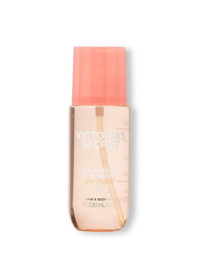 Спрей для тела парфюмированный Victoria's Secret White Peach Mango Hair & Body Mist 236 мл (197575053361)