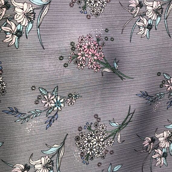 Ткань атлас-креш IDEIA Букеты 1,5 м Серый (2200004221434)