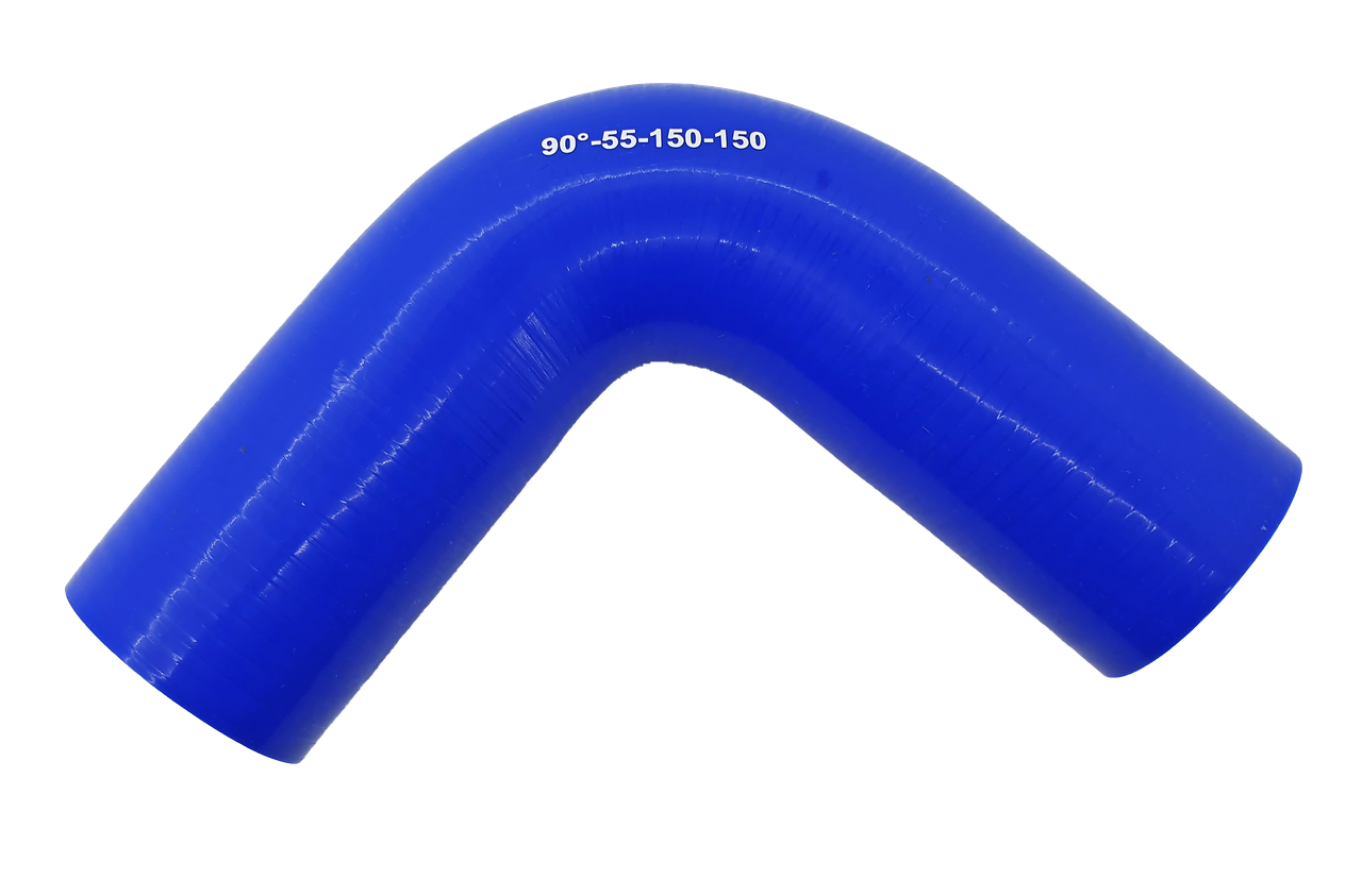 Патрубок 150х150 мм 90° d 55 товщина 4 мм (1156230944)