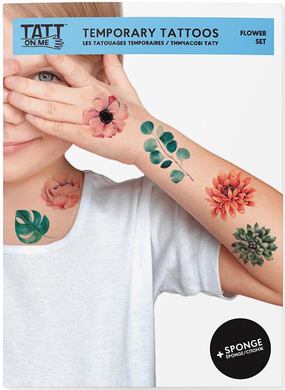 Временные тату TATTon.me Flower Set 6 шт. (TSFlower)