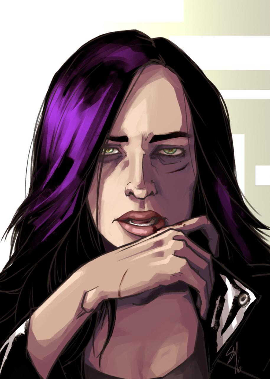 Картина постер Gee! Marvel heroes Герои Марвел Джессика Джонс 40х60 см MH.09.006