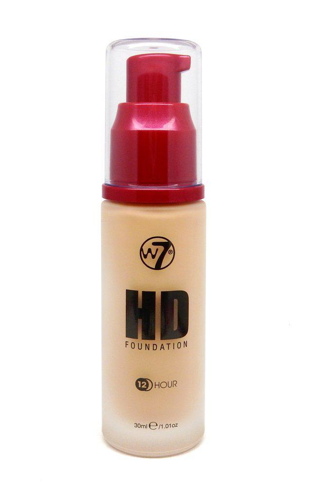 Тональний крем W7 HD Foundation 12 hours fresh beige 30 мл (5060406143843) - фото 1