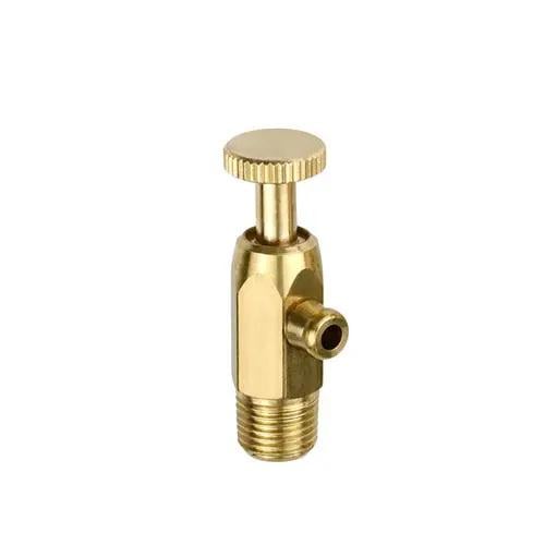 Клапан ручной латунный 1/8" BSP с боковым штуцером 6 мм (27457227)