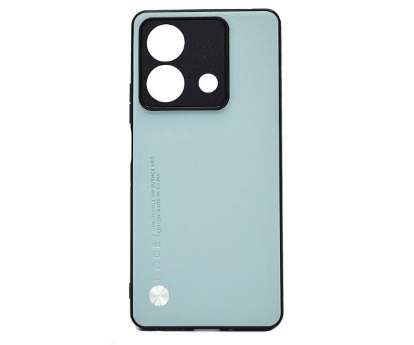 Кожаный чехол - накладка CODE Tactile Experience для Xiaomi Redmi Note 13 5G Мятный