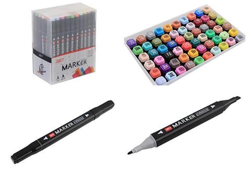 Набор скетчмаркеров Josef Otten SC Professional 60 цветов - фото 2 Набор скетчмаркеров Josef Otten SC Professional 60 цветов - фото 2