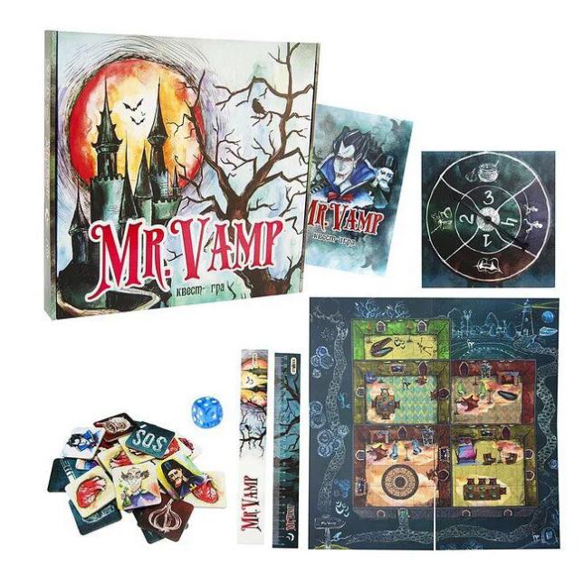 Настольная игра Strateg Mr Vamp Разноцветный (SR-113-N-1028)