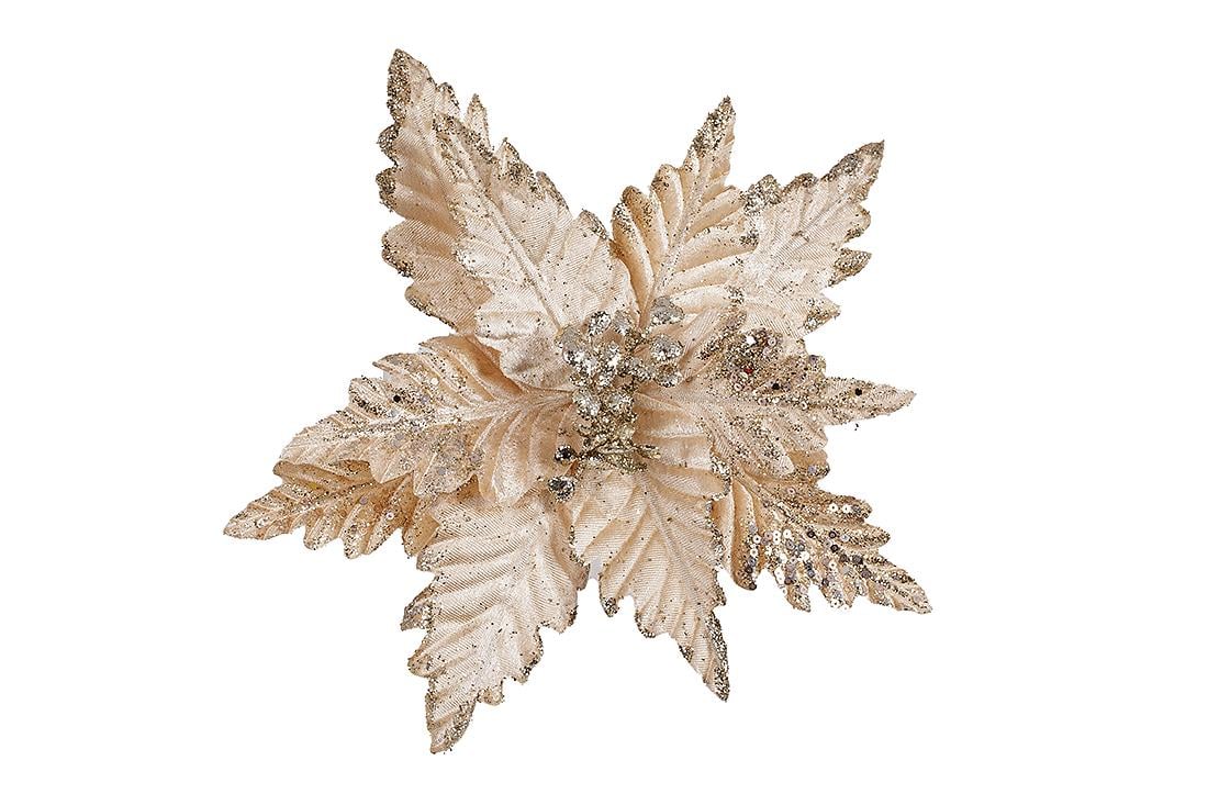 Цветок декоративный BonaDi Рождество 31 см (839-589)