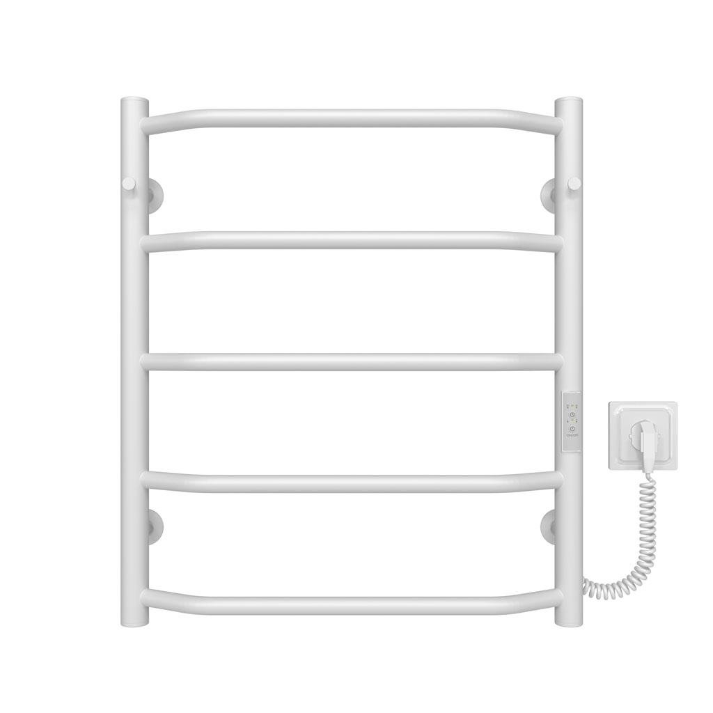 Полотенцесушитель электрический HeatPro Scarlett P5 углеродная сталь правостороннее подключение 600x500 мм Белый (DH-SR6005005EWR)