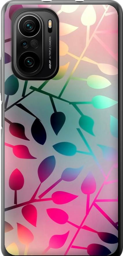 Чехол на Xiaomi Poco F3 Листья (2235u-2280-42517)