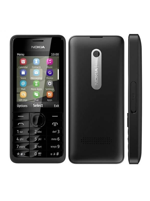 Мобільний телефон Nokia 301 2,4" 3,2 Мп 1200 мАч Black - фото 3