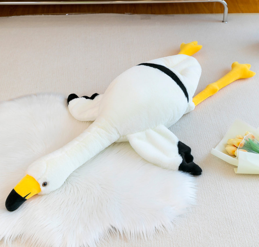 Мягкая игрушка-подушка обнимашка Фламинго 50 см Белый (c702c899) Мягкая игрушка-подушка обнимашка Фламинго 50 см Белый (c702c899)