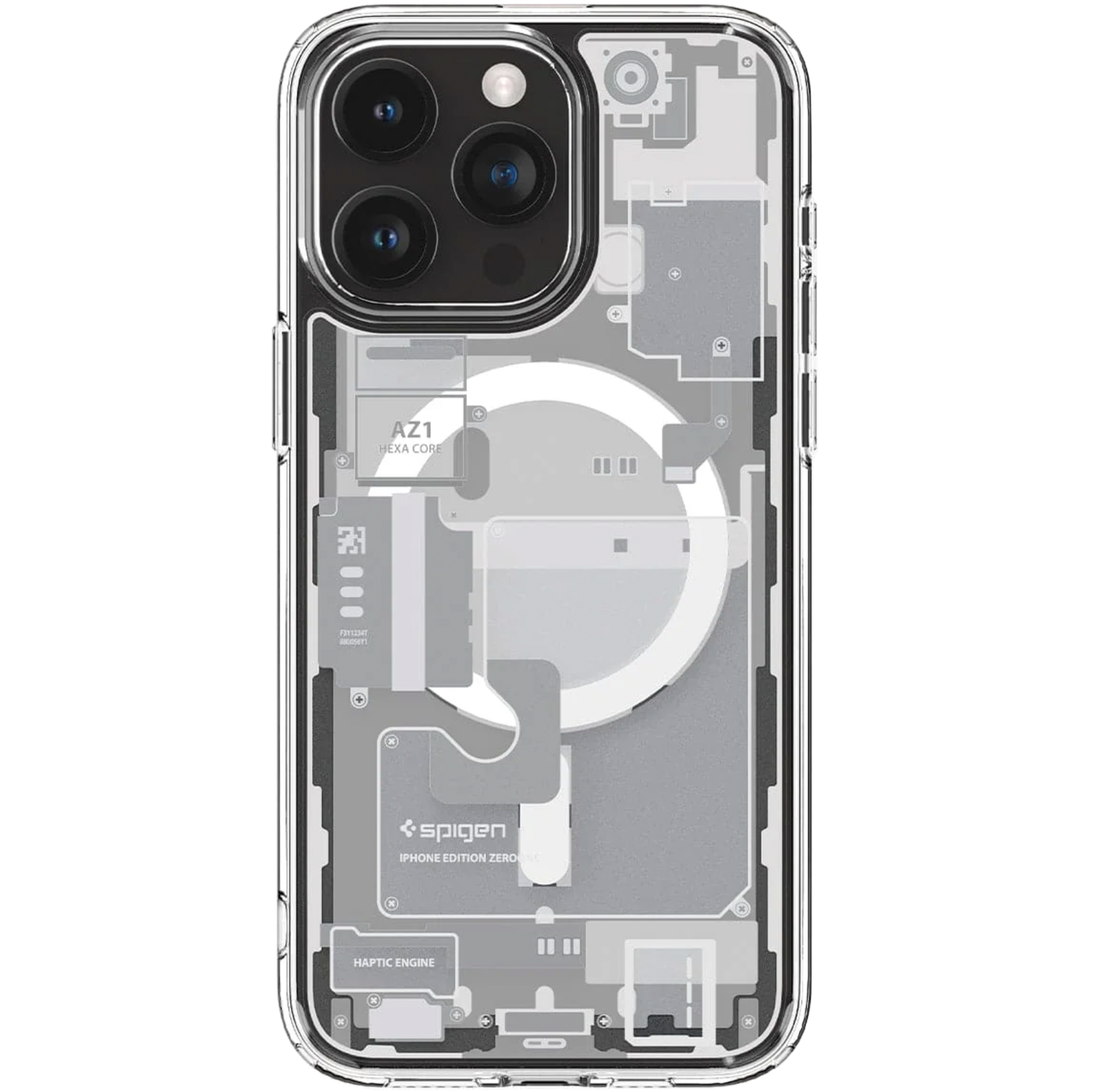 Чехол накладка Spigen U.H.MAG Zero One Case with MagSafe for iPhone 15 Pro Max White (ACS07034) - фото 2