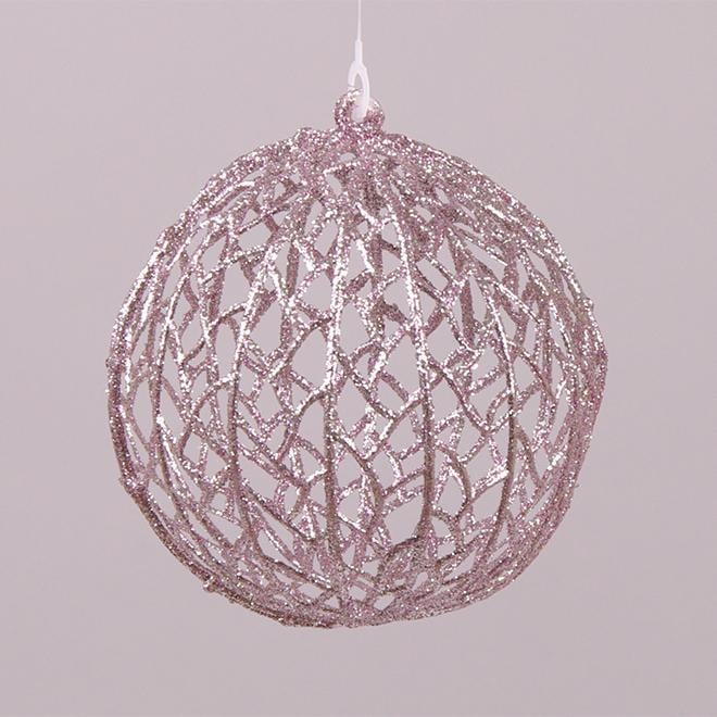 Новогодний пластиковый шар Flora (75440)