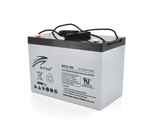 Батарея акумуляторна AGM RITAR RA12-100 Gray Case 12V 100.0Ah