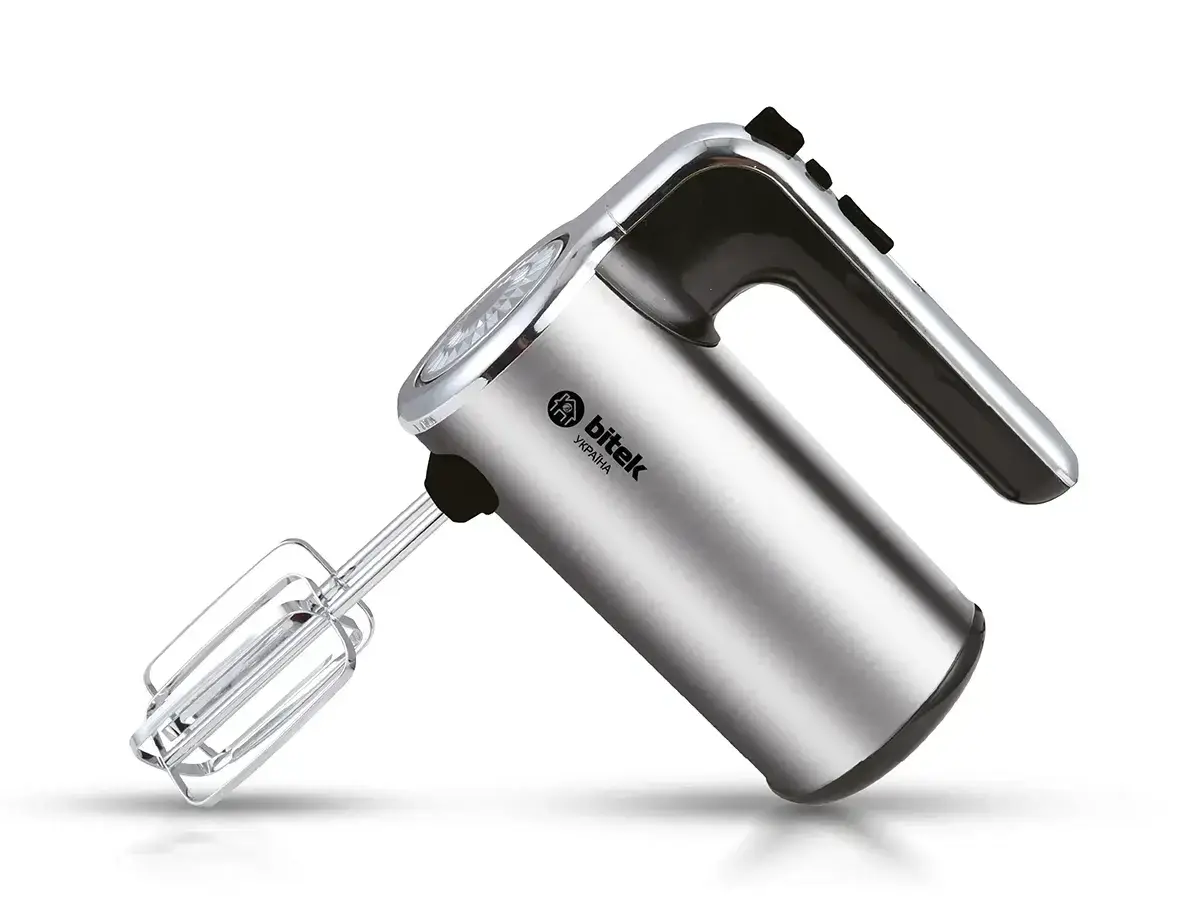 Міксер ручний 5-швидкісний з насадками BITEK 6485 BT 5526 5 режимів 1200 Вт