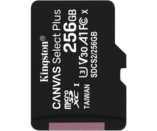 Карта памяти microSDXC Kingston Canvas Select Plus A1 UHS-1 100Mb/s 256Gb