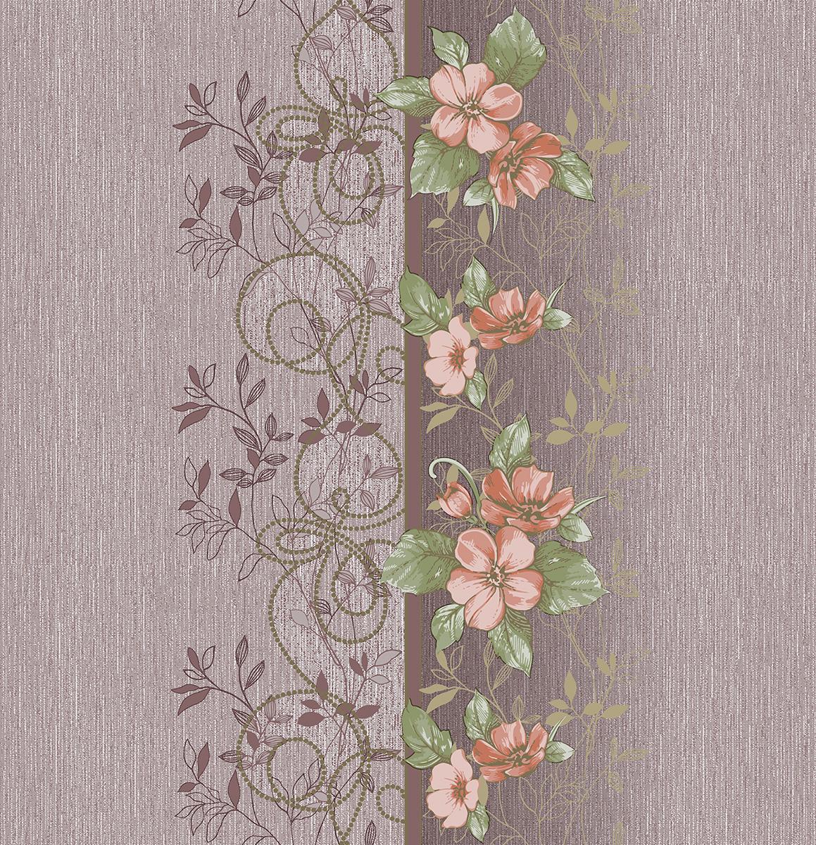 Обои бумажные Континент Азра Кофейний (1471)