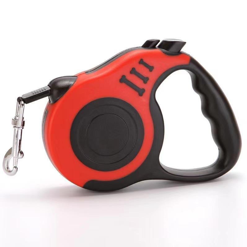 Повідець автоматичний Retractable №1 для собак та котів 3 м Red