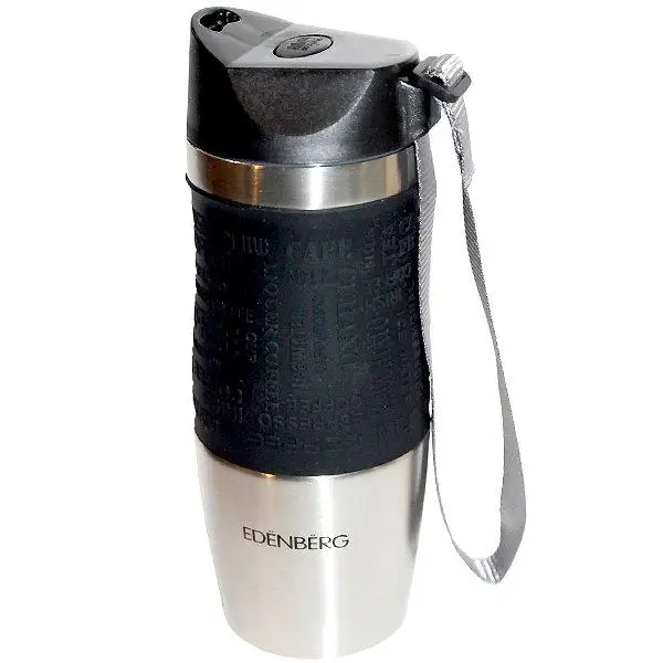 Термокружка Edenberg EB-623-Black 380 мл Чорний (8-6-4237670)