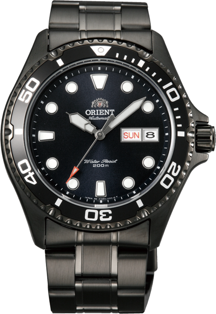 Наручные часы мужские Orient Mako II FAA02003B9 со стальным корпусом WR 200 м Черный (3124584513)